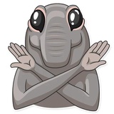 Homunculus Loxodontus WhatsApp Sticker #10