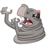 Homunculus Loxodontus WhatsApp Sticker #12