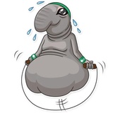 Homunculus Loxodontus WhatsApp Sticker #14