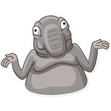 Homunculus Loxodontus WhatsApp Sticker #24