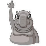 Homunculus Loxodontus WhatsApp Sticker #25