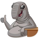 Homunculus Loxodontus WhatsApp Sticker #3