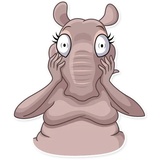 Homunculus Loxodontus WhatsApp Sticker #4