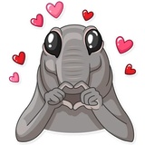 Homunculus Loxodontus WhatsApp Sticker #6