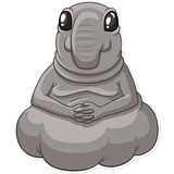 Homunculus Loxodontus WhatsApp Sticker #7