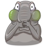 Homunculus Loxodontus WhatsApp Sticker #8
