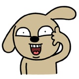Brown Dog WhatsApp Sticker #14
