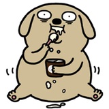 Brown Dog WhatsApp Sticker #15