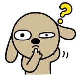 Brown Dog WhatsApp Sticker #2