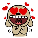 Brown Dog WhatsApp Sticker #9