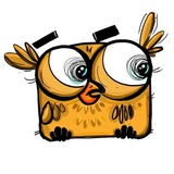 Owl WhatsApp Sticker #13