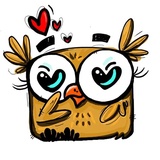 Owl WhatsApp Sticker #4