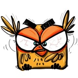 Owl WhatsApp Sticker #8