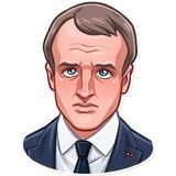 Emmanuel Macron WhatsApp Sticker #11