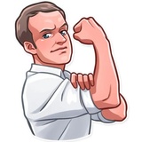 Emmanuel Macron WhatsApp Sticker #12