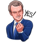 Emmanuel Macron WhatsApp Sticker #13