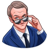 Emmanuel Macron WhatsApp Sticker #15