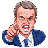 Emmanuel Macron WhatsApp Sticker #18