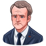 Emmanuel Macron WhatsApp Sticker #19