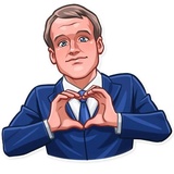 Emmanuel Macron WhatsApp Sticker #2