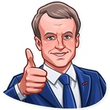 Emmanuel Macron WhatsApp Sticker #3