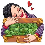 Mafia Girl WhatsApp Sticker #13