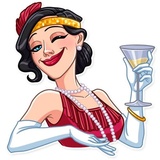 Mafia Girl WhatsApp Sticker #16