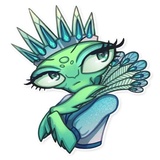 Eva the Mantis WhatsApp Sticker #16