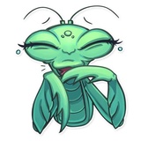 Eva the Mantis WhatsApp Sticker #2