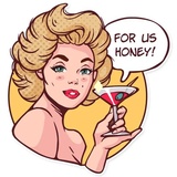 Marilyn WhatsApp Sticker #11