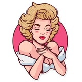 Marilyn WhatsApp Sticker #19