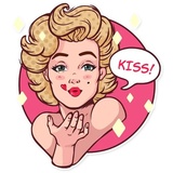 Marilyn WhatsApp Sticker #2