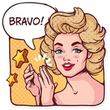 Marilyn WhatsApp Sticker #3