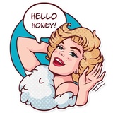 Marilyn WhatsApp Sticker #5