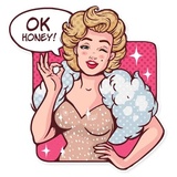 Marilyn WhatsApp Sticker #7