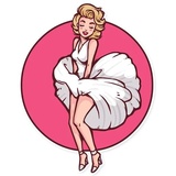 Marilyn WhatsApp Sticker #9