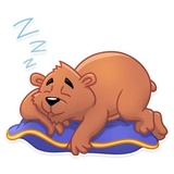 Marty Bearson WhatsApp Sticker #19