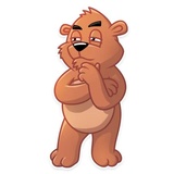 Marty Bearson WhatsApp Sticker #21