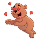 Marty Bearson WhatsApp Sticker #8