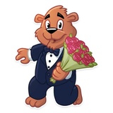 Marty Bearson WhatsApp Sticker #9