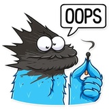 Cookie Monster WhatsApp Sticker #11