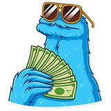 Cookie Monster WhatsApp Sticker #12