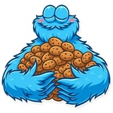 Cookie Monster WhatsApp Sticker #18