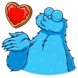 Cookie Monster WhatsApp Sticker #2