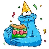 Cookie Monster WhatsApp Sticker #27