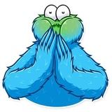Cookie Monster WhatsApp Sticker #29