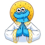 Cookie Monster WhatsApp Sticker #30