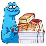 Cookie Monster WhatsApp Sticker #6
