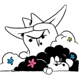 Mean Cowboy & Tiny Horse WhatsApp Sticker #9