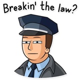 Meme Police WhatsApp Sticker #14